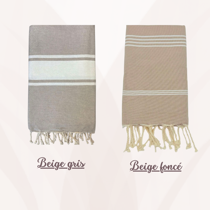 Fouta de plage + Tote Bag personnalisé - Maîtresse Atsem Aesh