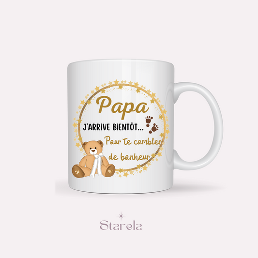 Mug Papa j'arrive bientôt