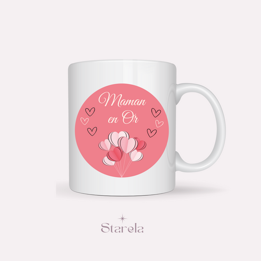 Mug Maman en or