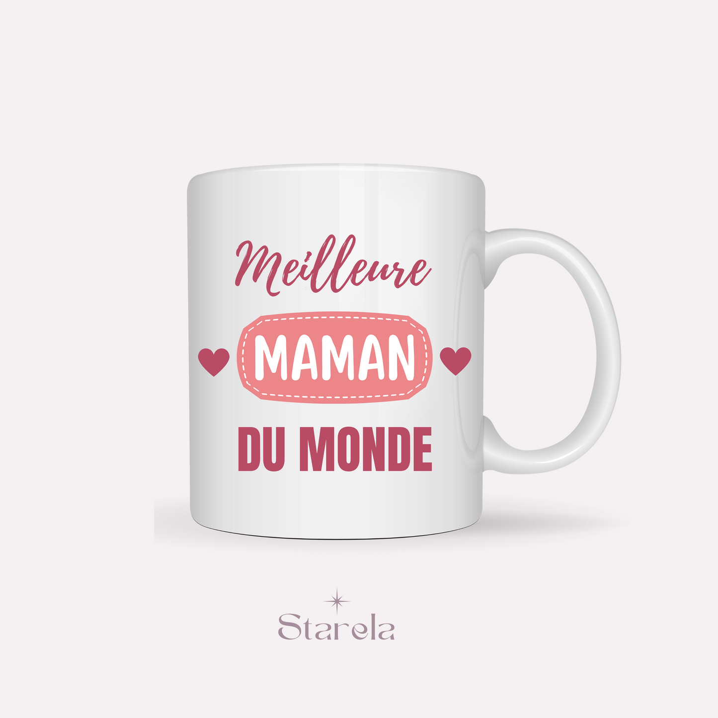 Mug Meilleure Maman du monde - Rose