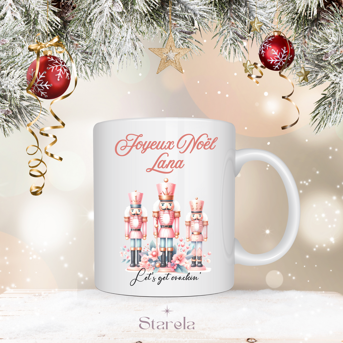 Mug Noël personnalisable - Casse Noisette
