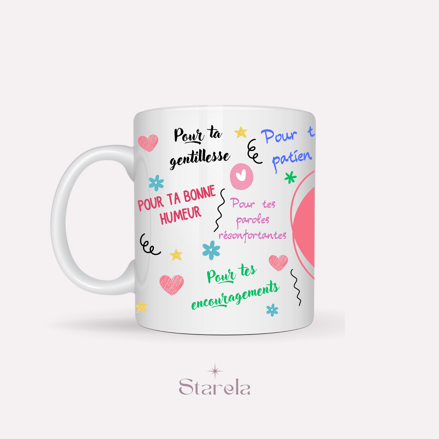 Mug Maîtresse / Atsem/ Aesh / Nounou personnalisable