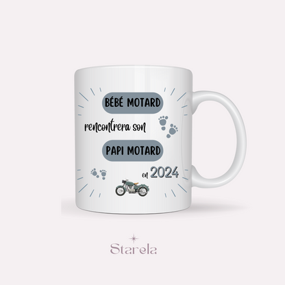 Mug Futur Papi motard