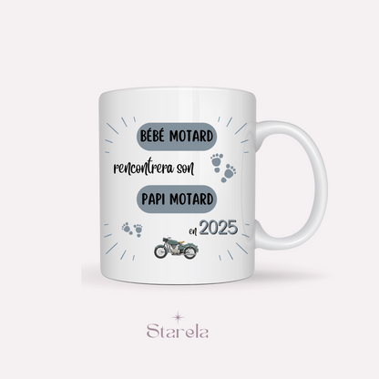 Mug Futur Papi motard