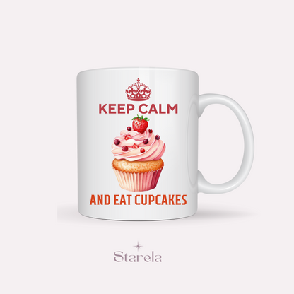 Mug Keep calm and eat cupcakes