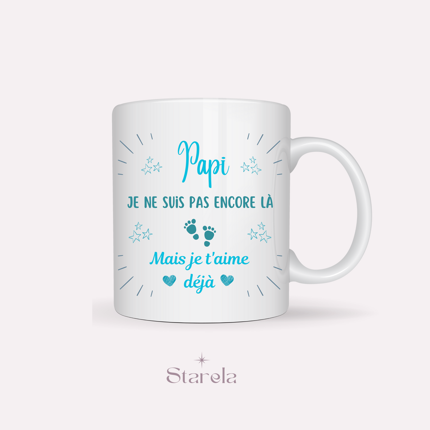 Mug Papi je t'aime déjà