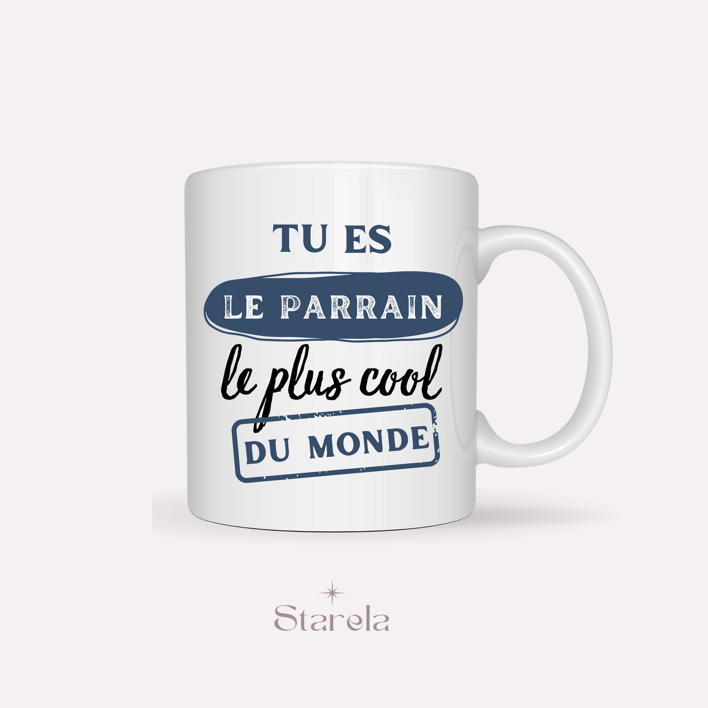 Mug Parrain le plus cool du monde
