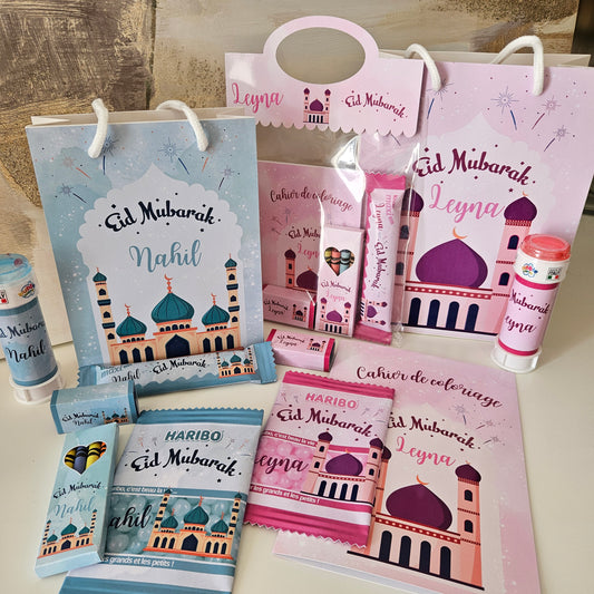 Sac cadeau personnalisé Eïd pour enfants