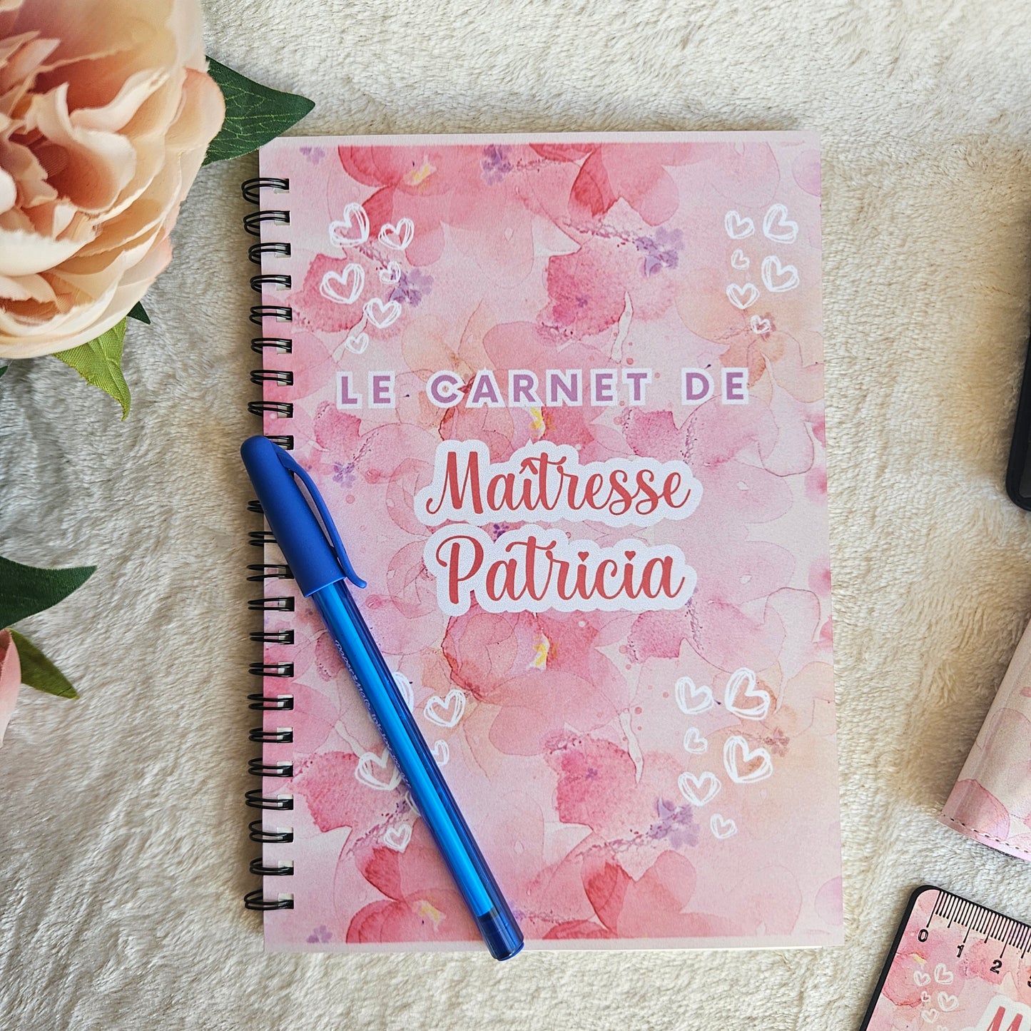 Kit Papeterie Personnalisé - Maîtresse Maître Aesh